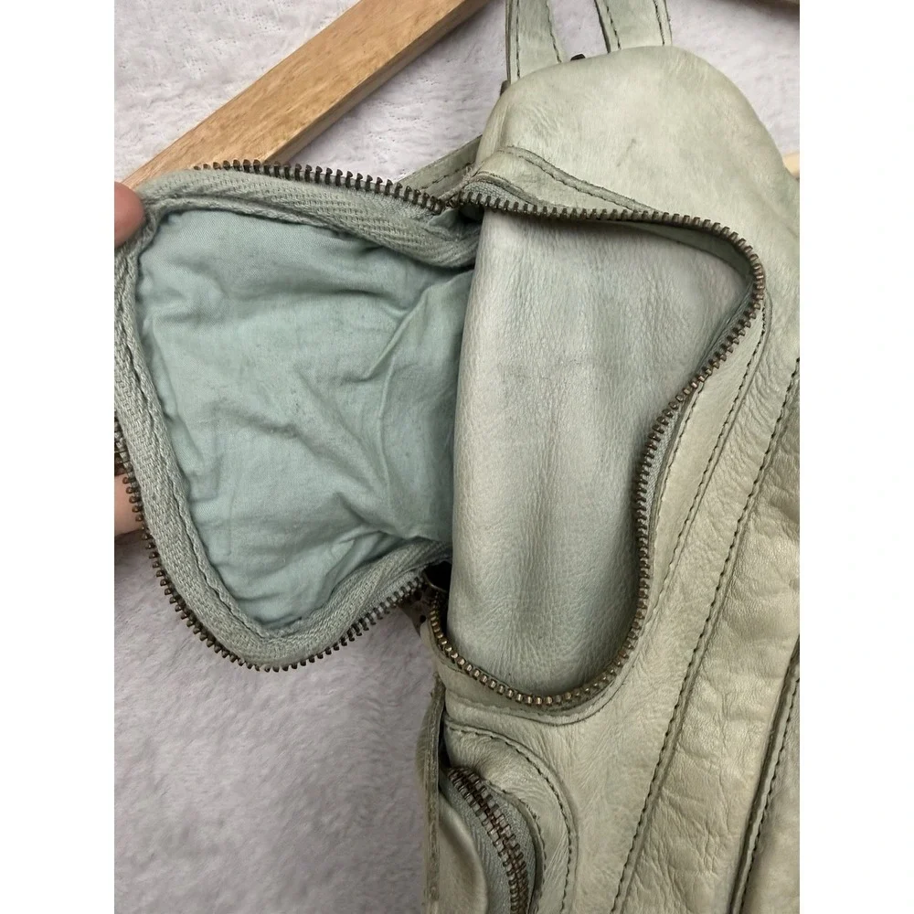 Free People We The Free Sparrow Convertible Sling Distressed Leather Backpack